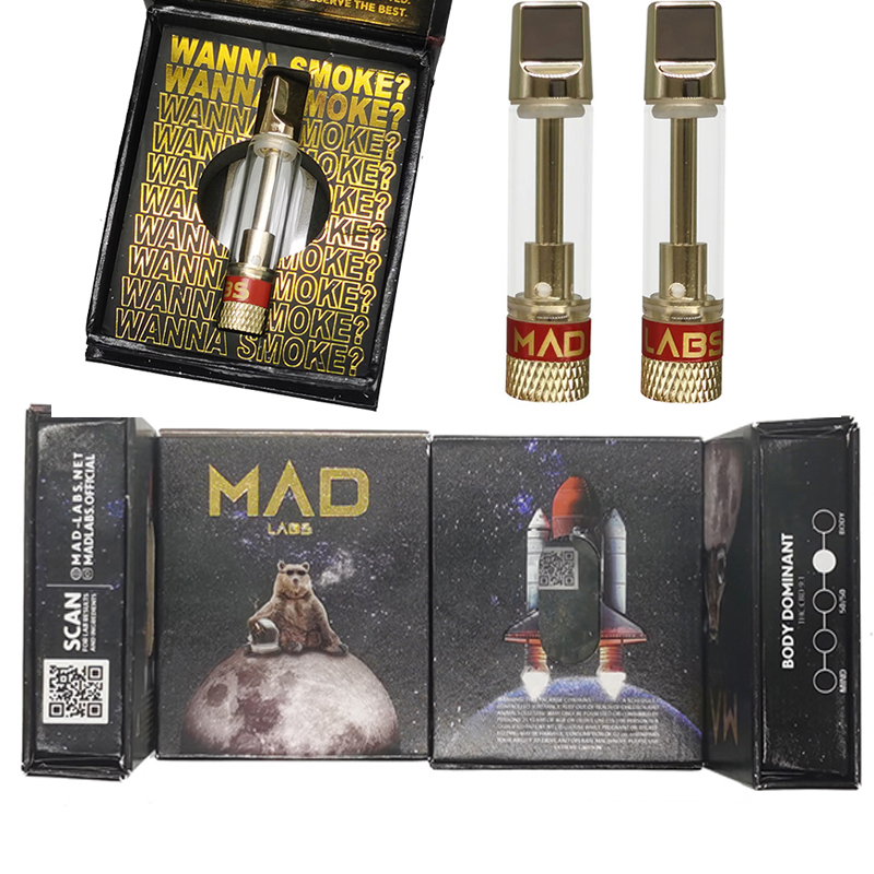 MAD LABS Cartridges Vape Carts Packaging 0.8ml Atomizers 2mm Holes Disposable Pod Device Vapes Pens 510 Thread Vaporizers Battery 10 Boxes C
MAD LABS Cartridges Vape Carts Packaging 0.8ml Atomizers 2mm Holes Disposable Pod Device Vapes Pens 510 Thread Vaporizers Battery 10 Boxes C