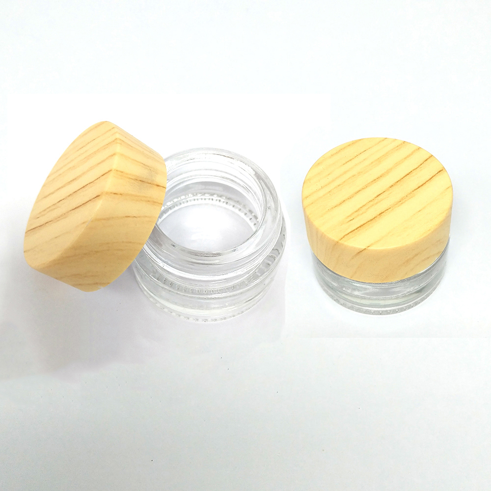 Food Grade Non-Stick Dab Glass Jars Wax Container 5ml Jar Dabber Dry Herb Concentrate Containers Bottle
Food Grade Non-Stick Dab Glass Jars Wax Container 5ml Jar Dabber Dry Herb Concentrate Containers Bottle