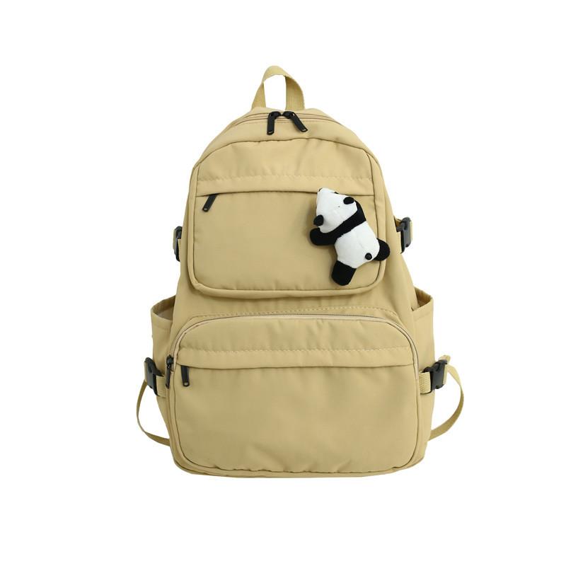 Backpack Shoulder Bag Women's 2021 School Female Korean Version Of High Students Junior Campus, Black 
Backpack Shoulder Bag Women's 2021 School Female Korean Version Of High Students Junior Campus, Black