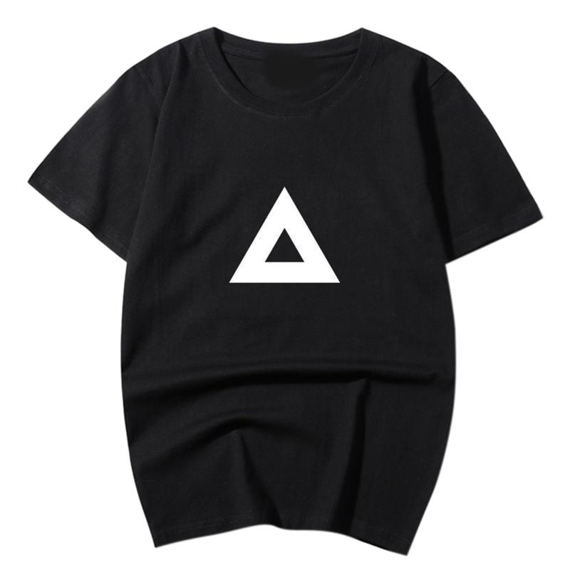 women's t-shirt squid game triangle printing women tshirts korean tv geometric casual pattern woman tshirt 2021 trend black tees, White
women's t-shirt squid game triangle printing women tshirts korean tv geometric casual pattern woman tshirt 2021 trend black tees, White