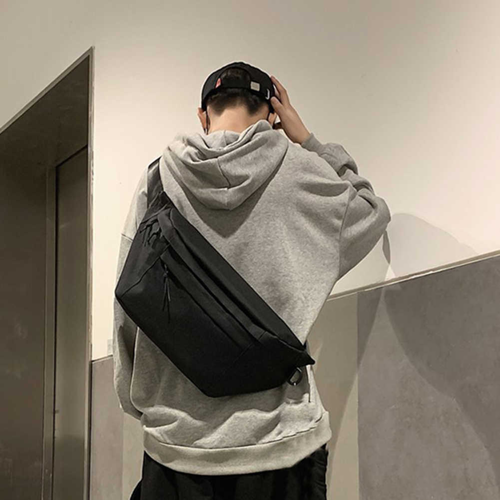 Large Capacity Storage Waist Bag Canvas Fanny Pack For Men And Women Big Blet Bag Multi-Functional Chest Bags Banana Waist Packs 210708