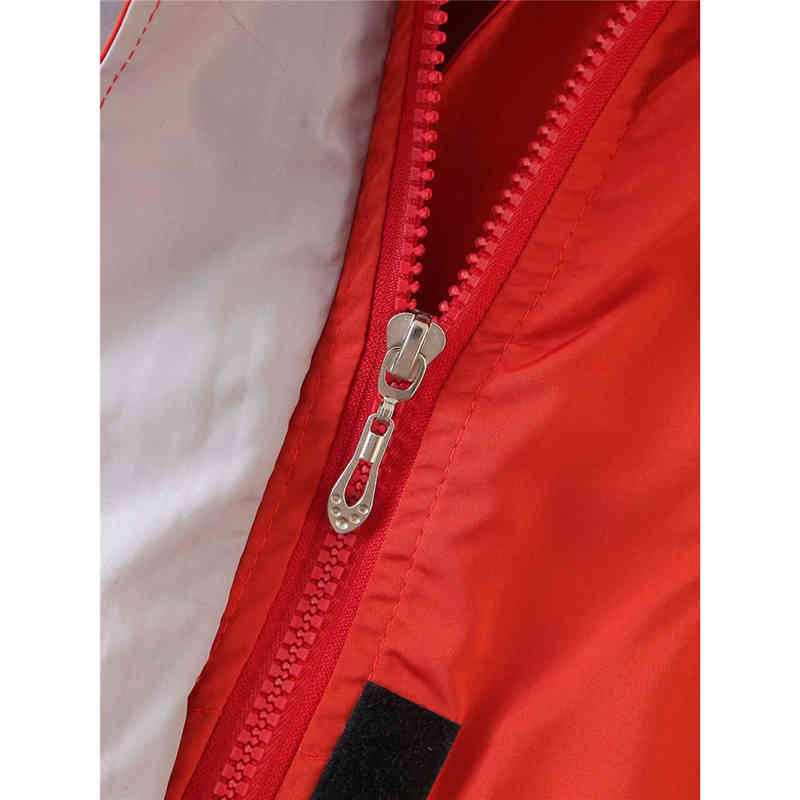 Autumn Casual Women's Hooded Drawstring Red Jackets Fashion Lady Waist Pockets Zipper Outwear Jacket femme veste 210421