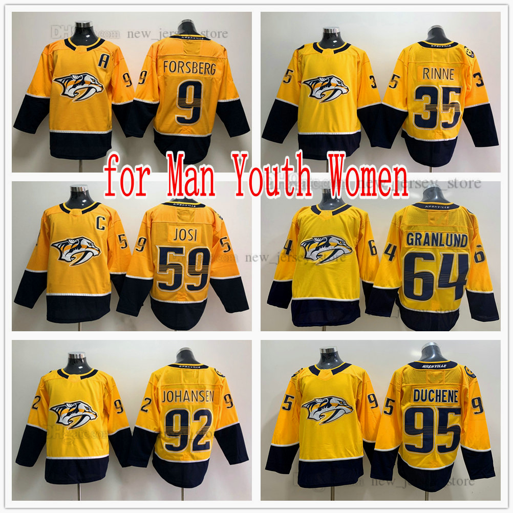 Mens Woman Youth Ice Hockey Jerseys Kids Yellow 59 Roman Josi 9 Filip Forsberg 64 Mikael Granlund 35 Pekka Rinne 92 Ryan Johansen Jersey, As picture
Mens Woman Youth Ice Hockey Jerseys Kids Yellow 59 Roman Josi 9 Filip Forsberg 64 Mikael Granlund 35 Pekka Rinne 92 Ryan Johansen Jersey, As picture