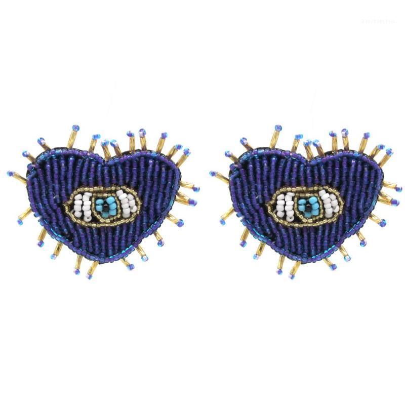 Stud Fashion Boho Woman Earrings Handmade Glass Beads Eye Good Quality Statement Jewelry Accessories, Golden;silver
Stud Fashion Boho Woman Earrings Handmade Glass Beads Eye Good Quality Statement Jewelry Accessories, Golden;silver