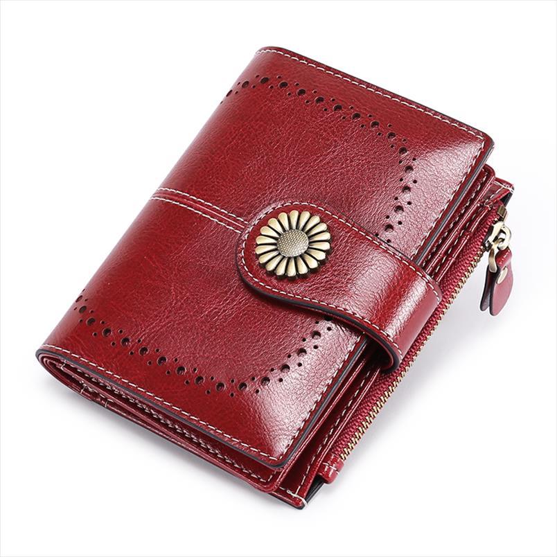 High Quality Rfid Zipper Women Wallet Short Cow Leather Coin Purse Button Flower Hardware Card Holder, Red;black
High Quality Rfid Zipper Women Wallet Short Cow Leather Coin Purse Button Flower Hardware Card Holder, Red;black