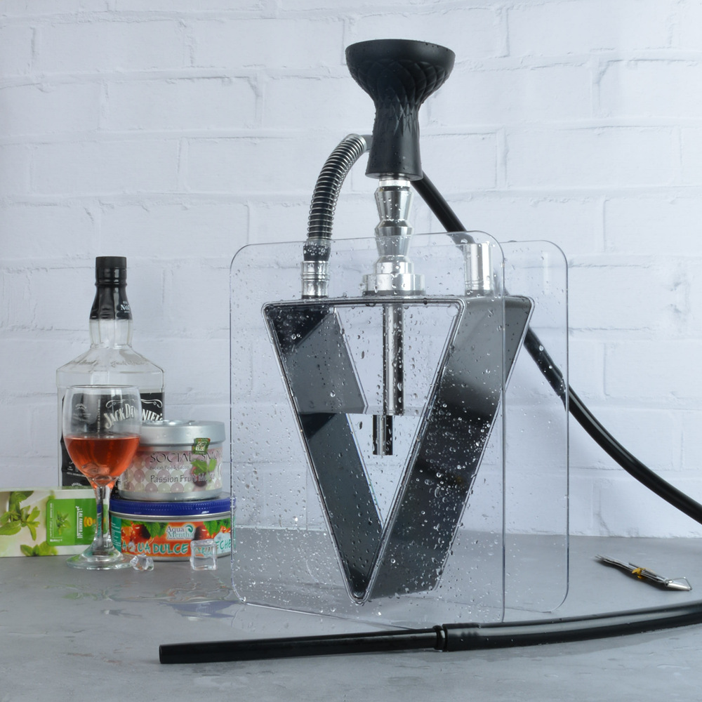 Colored Hookah Triangle Inline Acrylic Bong Recycler Water Shisha Set Square Water Pipe Set Single Plastic Pipe
Colored Hookah Triangle Inline Acrylic Bong Recycler Water Shisha Set Square Water Pipe Set Single Plastic Pipe