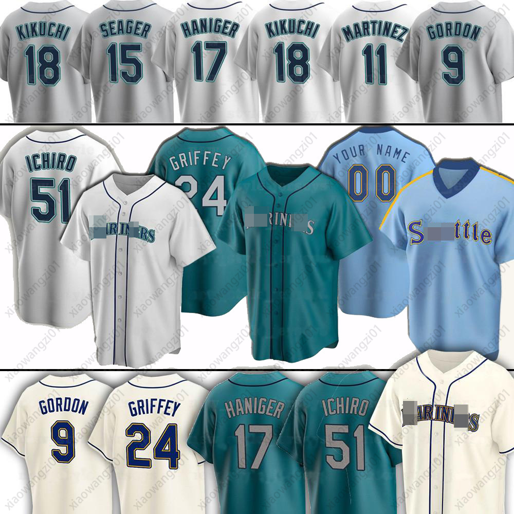 Seattle 24 Ken Griffey Jr Baseball Jerseys 22 Robinson Cano 51 Ichiro Suzuki 1 Kyle Lewis 11 Edgar Martinez Seager 9 Dee Gordon 7 Marco Gonzales Dylan Moore
Seattle 24 Ken Griffey Jr Baseball Jerseys 22 Robinson Cano 51 Ichiro Suzuki 1 Kyle Lewis 11 Edgar Martinez Seager 9 Dee Gordon 7 Marco Gonzales Dylan Moore