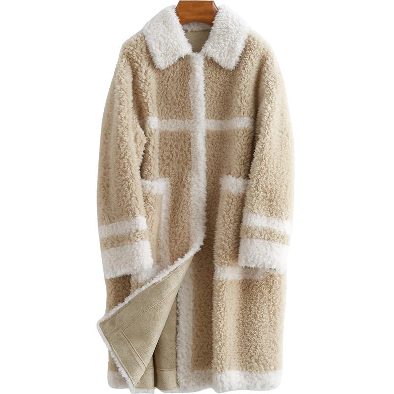 Women's Fur & Faux Coat Women Autumn Winter Real 100% Wool Sheep Shearing Korean Plus Size Jacket Manteau Femme Y19F221001 KJ3505, Black
Women's Fur & Faux Coat Women Autumn Winter Real 100% Wool Sheep Shearing Korean Plus Size Jacket Manteau Femme Y19F221001 KJ3505, Black