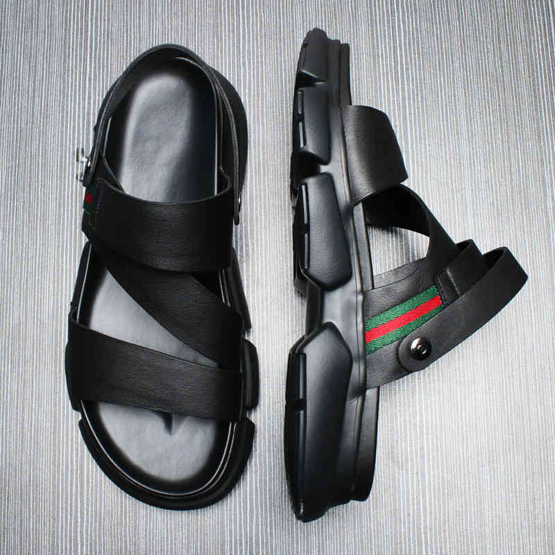 Slippers Sandals men's summer fashion leather casual beach shoes slippers KIZB, 1# shoe box
Slippers Sandals men's summer fashion leather casual beach shoes slippers KIZB, 1# shoe box