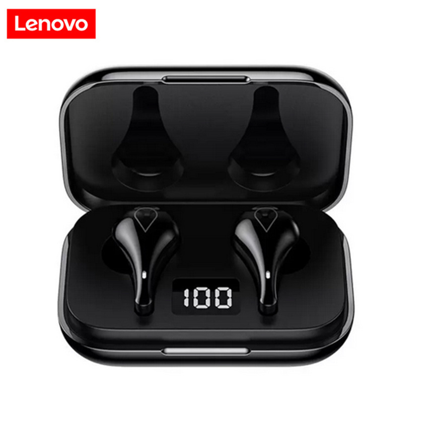 Lenovo LivePods LP3 TWS Bluetooth 5.0 Headphones LED Display 9D Stereo Headphones Sports Waterproof Wireless Headset Earbuds, Black
Lenovo LivePods LP3 TWS Bluetooth 5.0 Headphones LED Display 9D Stereo Headphones Sports Waterproof Wireless Headset Earbuds, Black