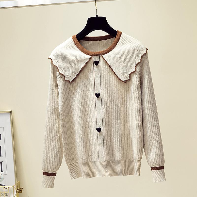 women's sweaters fashion korean warm for women preppy sweet pullover autumn winter knitted sweater 2021 kobieta swetry zjt986, White;black
women's sweaters fashion korean warm for women preppy sweet pullover autumn winter knitted sweater 2021 kobieta swetry zjt986, White;black