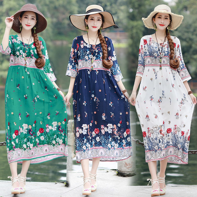 2021brocade cotton thin soft holiday travel casual dress print floral loose summer dress women prairie chic midi beach style dress, Black;gray
2021brocade cotton thin soft holiday travel casual dress print floral loose summer dress women prairie chic midi beach style dress, Black;gray
