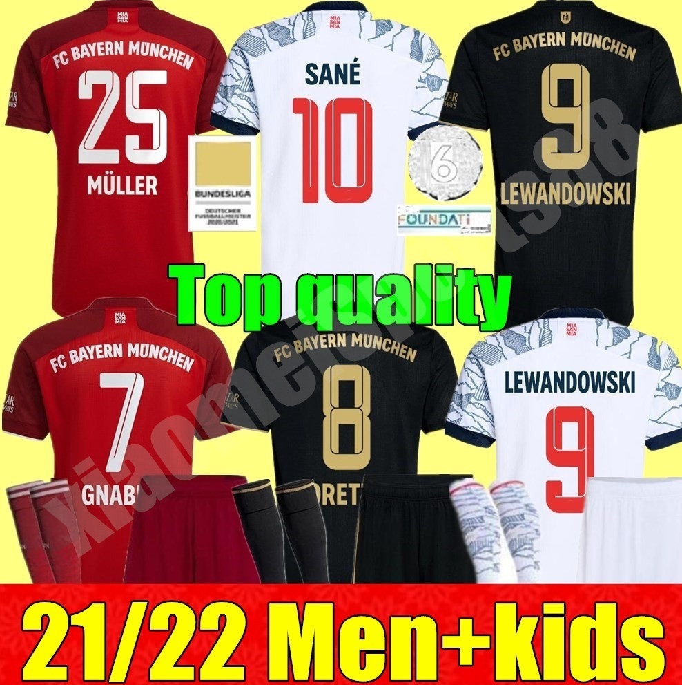 2021 2022 RIBERY HUMMELS Soccer jerseys adult Men kids kit 21 22 VIDAL LEWANDOWSKI MULLER SANE home away 3rd child Football uniform, Adult away+champion patch
2021 2022 RIBERY HUMMELS Soccer jerseys adult Men kids kit 21 22 VIDAL LEWANDOWSKI MULLER SANE home away 3rd child Football uniform, Adult away+champion patch