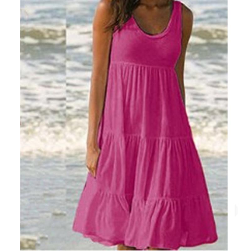 Casual Women Summer Dress Boho Vestidos Woman Clothes Robe Femme Elegant 4XL 5XL Plus Size Ladies Dresses Beach