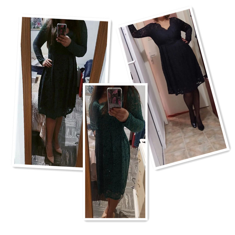 Women Dresses V-Neck Off Shoulder Lace Evening Party Dress Long Sleeve Dress Spring Autumn Vestido Invierno Mujer 210409