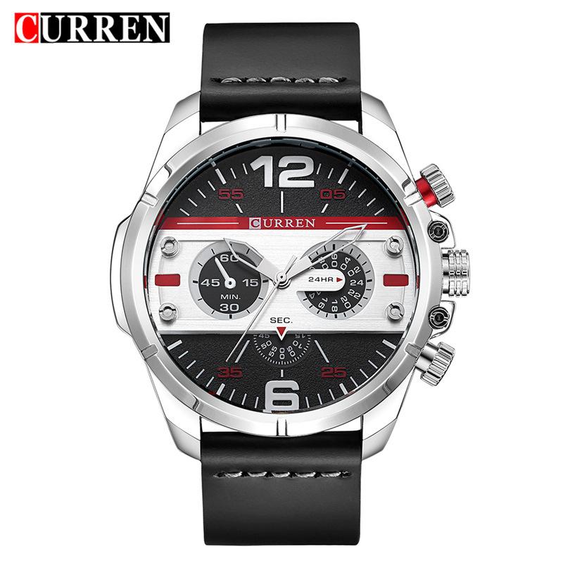 Wristwatches Anke Store Leather Strap Waterproof Large Dial Outdoor Sports Casual Fashion Mens Watches Top Relojes Para Hombre, M8259-1
Wristwatches Anke Store Leather Strap Waterproof Large Dial Outdoor Sports Casual Fashion Mens Watches Top Relojes Para Hombre, M8259-1