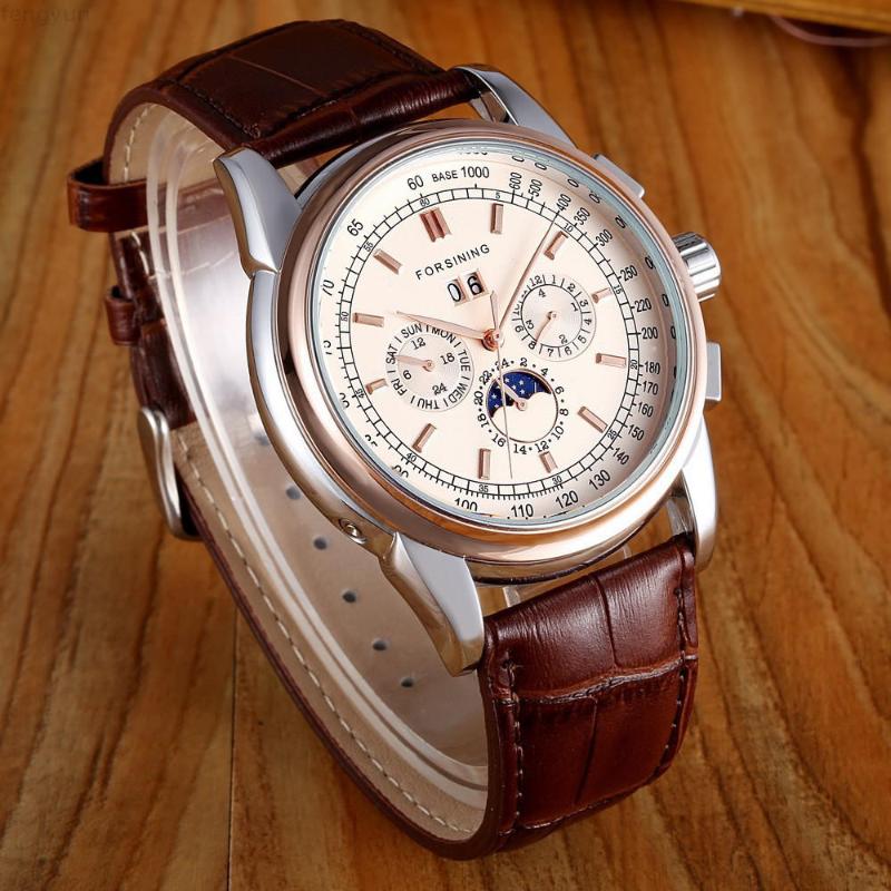 Wristwatches Fashion Trend, Sun And Moon, Roman Numerals, Automatic Mechanical Watch, Male Watch
Wristwatches Fashion Trend, Sun And Moon, Roman Numerals, Automatic Mechanical Watch, Male Watch