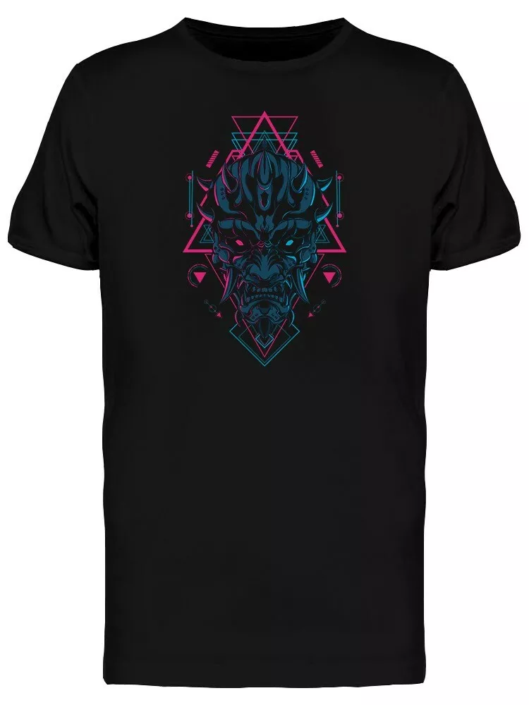 Devil Mask Geometry Men' Tee -Image by Shutterstock, Mainly pictures 
Devil Mask Geometry Men' Tee -Image by Shutterstock, Mainly pictures