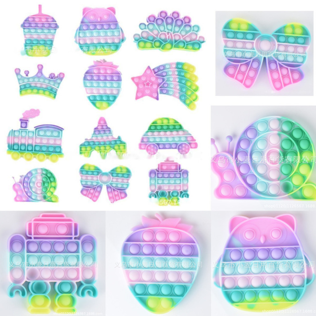 push pop Fidget Bubble Toys Macarone pioneer desktop puzzle board Rainbow cartoon toy Anti Stress Decompression Bubbles Finger Squeezy Sensory Kids Toy G67FNX1
push pop Fidget Bubble Toys Macarone pioneer desktop puzzle board Rainbow cartoon toy Anti Stress Decompression Bubbles Finger Squeezy Sensory Kids Toy G67FNX1