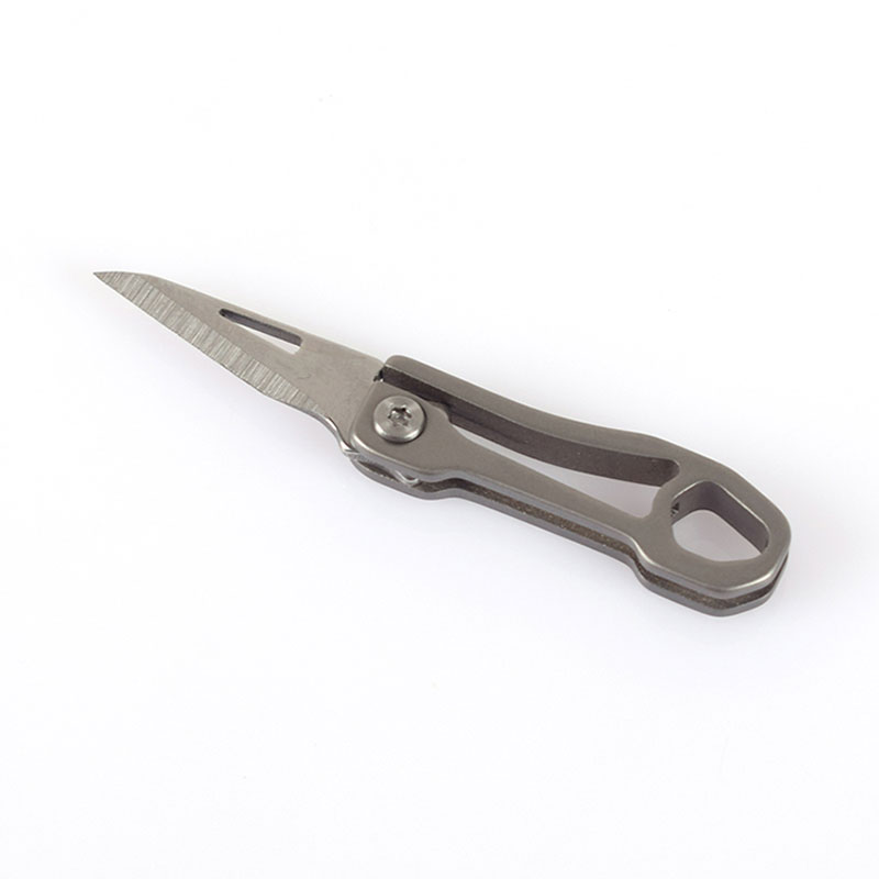 Mini Titanium Alloy keychain Folding Knife Letter Open Paper Cutting Tool Outdoor Pocket Self-defense Key Pendant EDC Cutter
Mini Titanium Alloy keychain Folding Knife Letter Open Paper Cutting Tool Outdoor Pocket Self-defense Key Pendant EDC Cutter