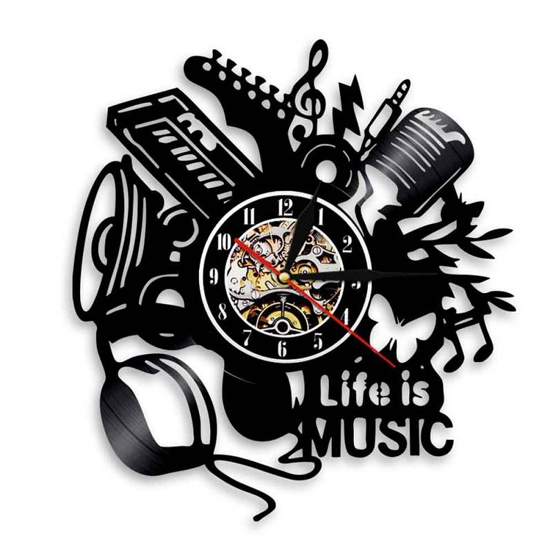 Wall Clocks Musical Instruments Series Record Clock Living Room Bedroom Home Furnishing Decoration Personality Fashion
Wall Clocks Musical Instruments Series Record Clock Living Room Bedroom Home Furnishing Decoration Personality Fashion