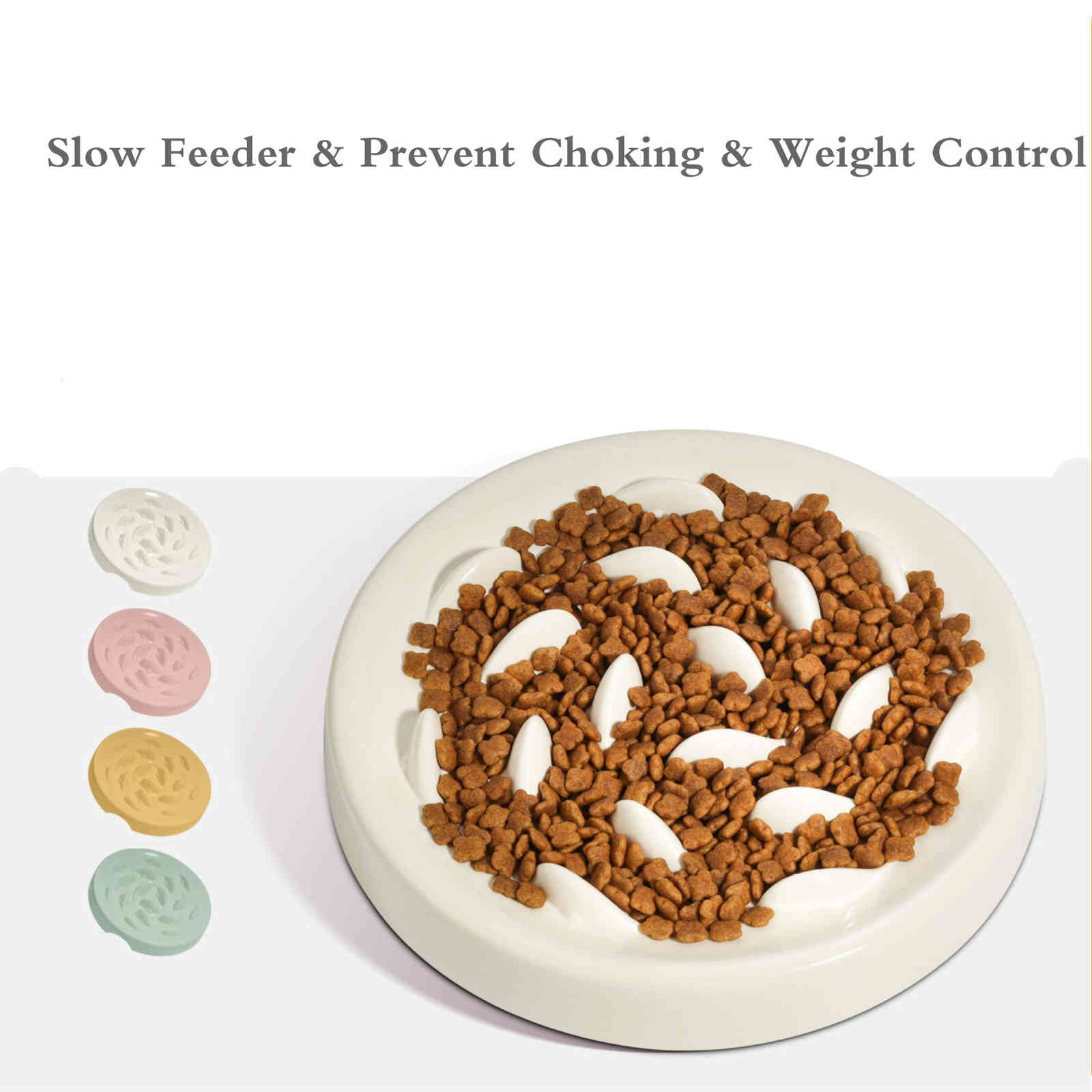 Quality Dog Bowl Slow Feeder Durable Eco-friendly Nonslip Slow Feeding Pet Bowl For Small Medium Large Dogs Puppy Eating