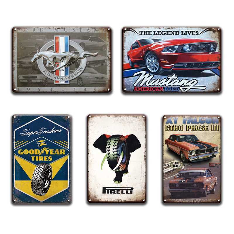 Mustang - white iron car metal plate, retro, garage, wall stickers, decorative plates, tires, tin posters, men's study decoration
Mustang - white iron car metal plate, retro, garage, wall stickers, decorative plates, tires, tin posters, men's study decoration