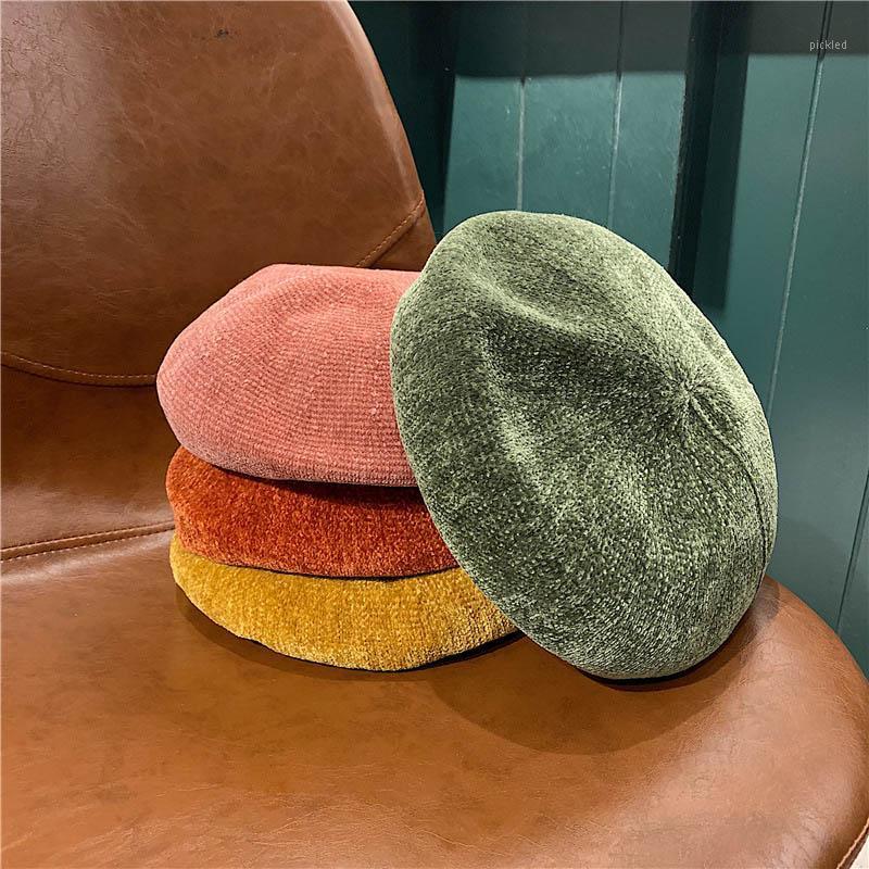 Berets 2021 Fashion Year Winter Hat Korean Knitted Autumn Chenille Fabric Solid Lady Beret Women's Leisure Painter, Style 7
Berets 2021 Fashion Year Winter Hat Korean Knitted Autumn Chenille Fabric Solid Lady Beret Women's Leisure Painter, Style 7