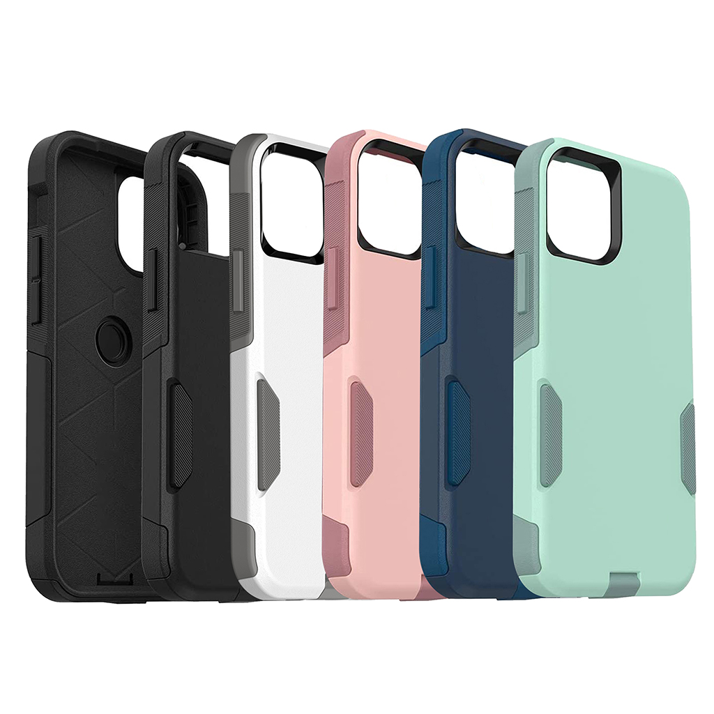 Commuter 2 in 1 Shockproof Phone Cases for iPhone 13 12 11 Pro Max Mini XR XS X 8 7 Plus, White(moq:5pcs a model) a color)
Commuter 2 in 1 Shockproof Phone Cases for iPhone 13 12 11 Pro Max Mini XR XS X 8 7 Plus, White(moq:5pcs a model) a color)