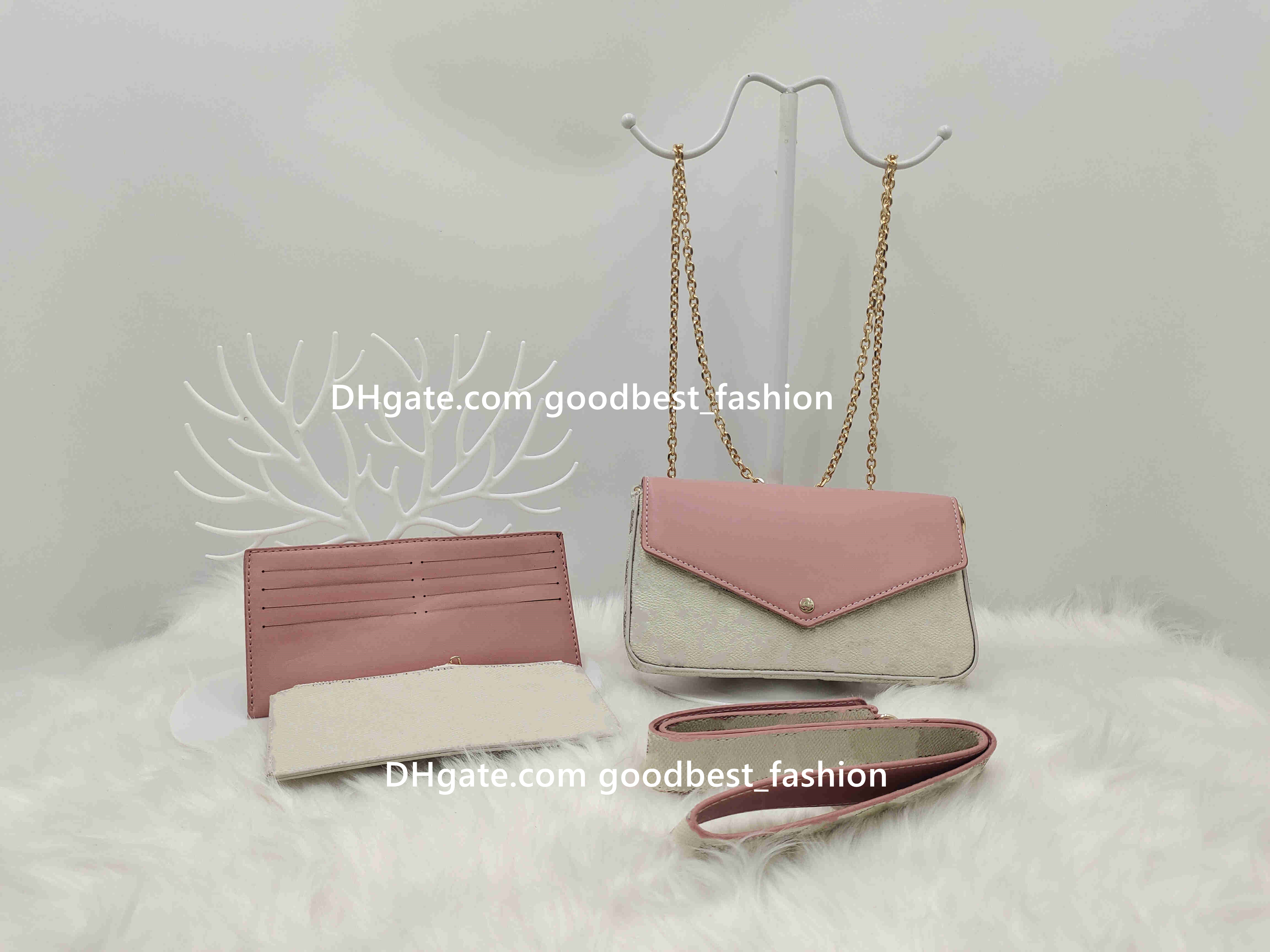 Women Luxurys Designers Bags 2021 Crossbody Fashion leather messenger Pochette Purses saddle sandals shoulder Wallet old flower White Pink grid
Women Luxurys Designers Bags 2021 Crossbody Fashion leather messenger Pochette Purses saddle sandals shoulder Wallet old flower White Pink grid