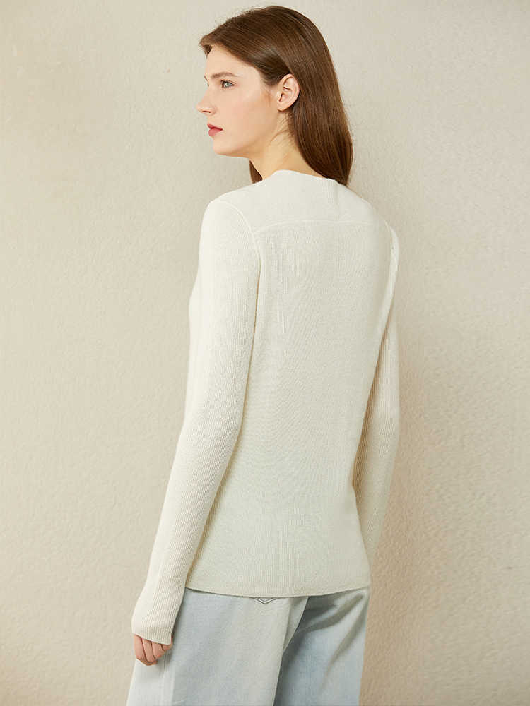 Minimalism Autumn Winter Sweaters For Women Fasion 100%Wool&Cashmere Solid Turtleneck Sweater Women's sweater 12040849 210527