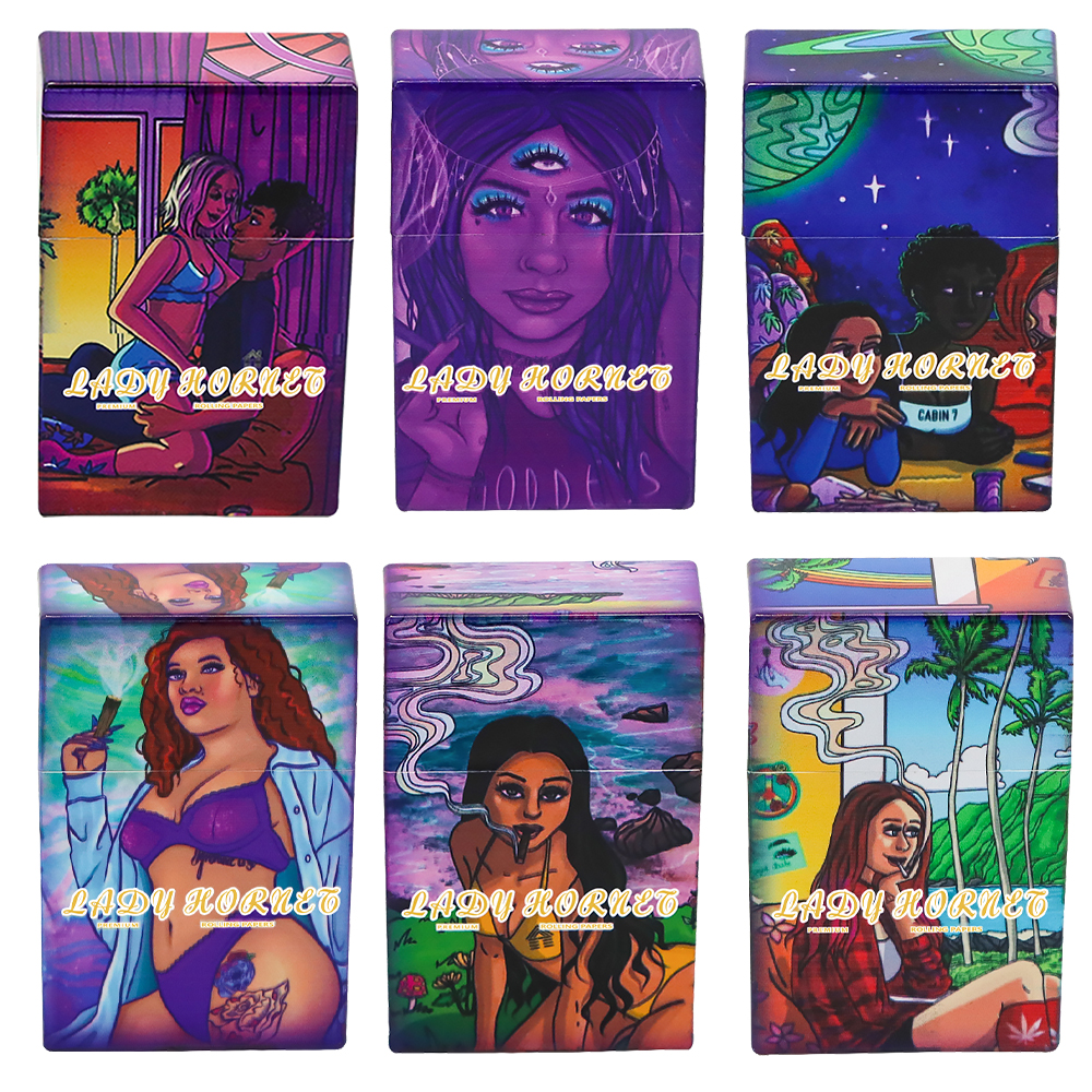 LADY HORENT Plastic Cigarette Case Cover Size 95mm*60mm Cigarette Tobacco Storage Case Cover Mix Patterns Display Packing
LADY HORENT Plastic Cigarette Case Cover Size 95mm*60mm Cigarette Tobacco Storage Case Cover Mix Patterns Display Packing