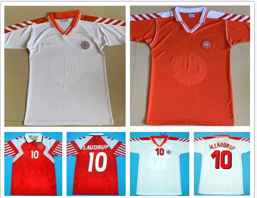 1992 Retro Denmark Soccer Jersey 1998 #10 M.LAUDRUP #5 HEINTZE return football shirt #11 B.LAUDRUP ancient maillot
1992 Retro Denmark Soccer Jersey 1998 #10 M.LAUDRUP #5 HEINTZE return football shirt #11 B.LAUDRUP ancient maillot