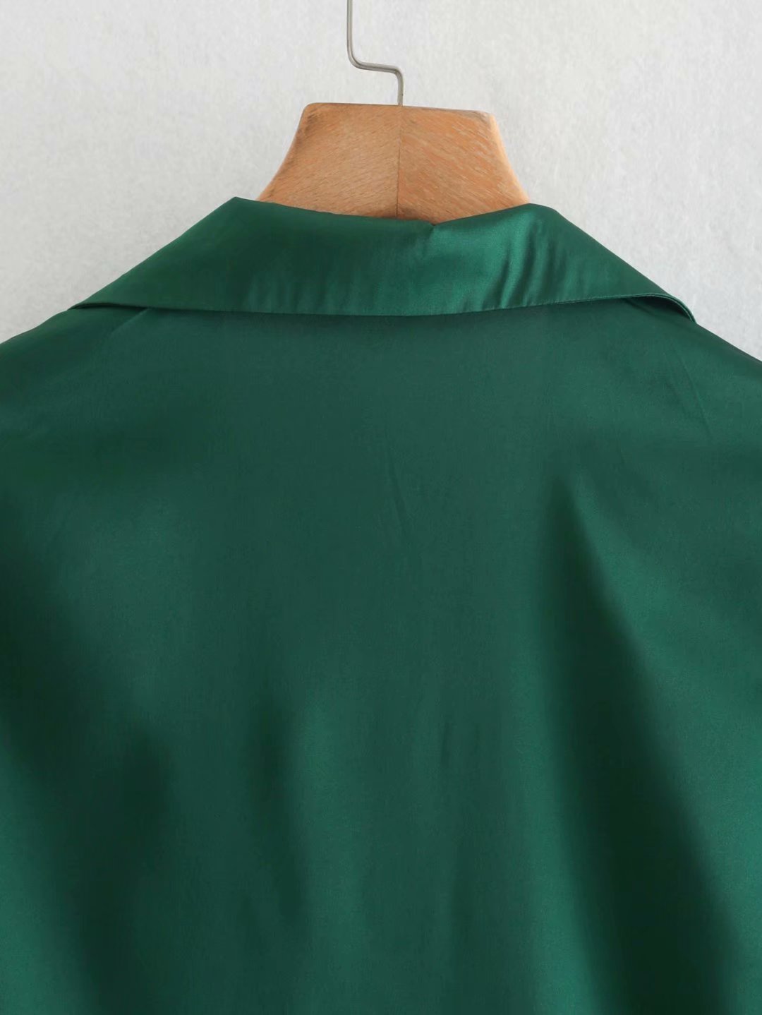 SHENGPLLAE Shirt Dress Women's Spring Turn-down Collar Single Breasted Long Sleeve Satin Solid Color Female Dresses 5A724 210427