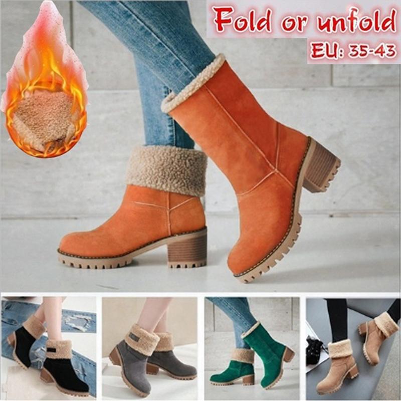 Women Winter Fur Warm Snow Boots Ladies Wool Booties Ankle Boot Comfortable Shoes Plus Size 35-43 Casual Mid, Black
Women Winter Fur Warm Snow Boots Ladies Wool Booties Ankle Boot Comfortable Shoes Plus Size 35-43 Casual Mid, Black