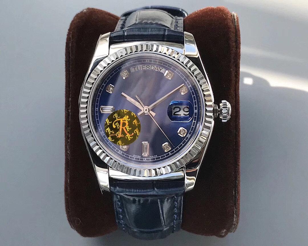 TR Leather Straps Original clasp Men's watch ETA2836 Automatic Mechanical Movement Ddial with Diamond orologio di lusso, Box
TR Leather Straps Original clasp Men's watch ETA2836 Automatic Mechanical Movement Ddial with Diamond orologio di lusso, Box