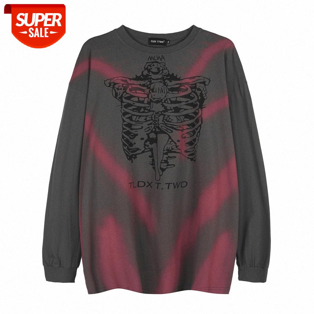 Abstract printed tie-dye long-sleeved t-shirt men's dark loose round neck flow bottoming shirt #I46R, White;black
Abstract printed tie-dye long-sleeved t-shirt men's dark loose round neck flow bottoming shirt #I46R, White;black