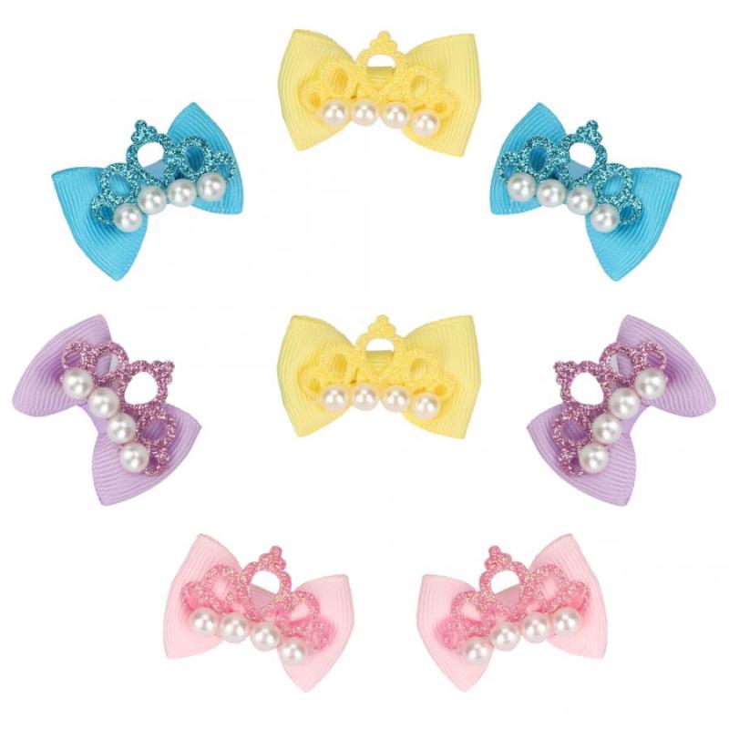 Dog Apparel 50 X Pet Hair Bows Rubber Bands Crown Pearl Puppy Accessories Supplies Small Headwear, Multi
Dog Apparel 50 X Pet Hair Bows Rubber Bands Crown Pearl Puppy Accessories Supplies Small Headwear, Multi