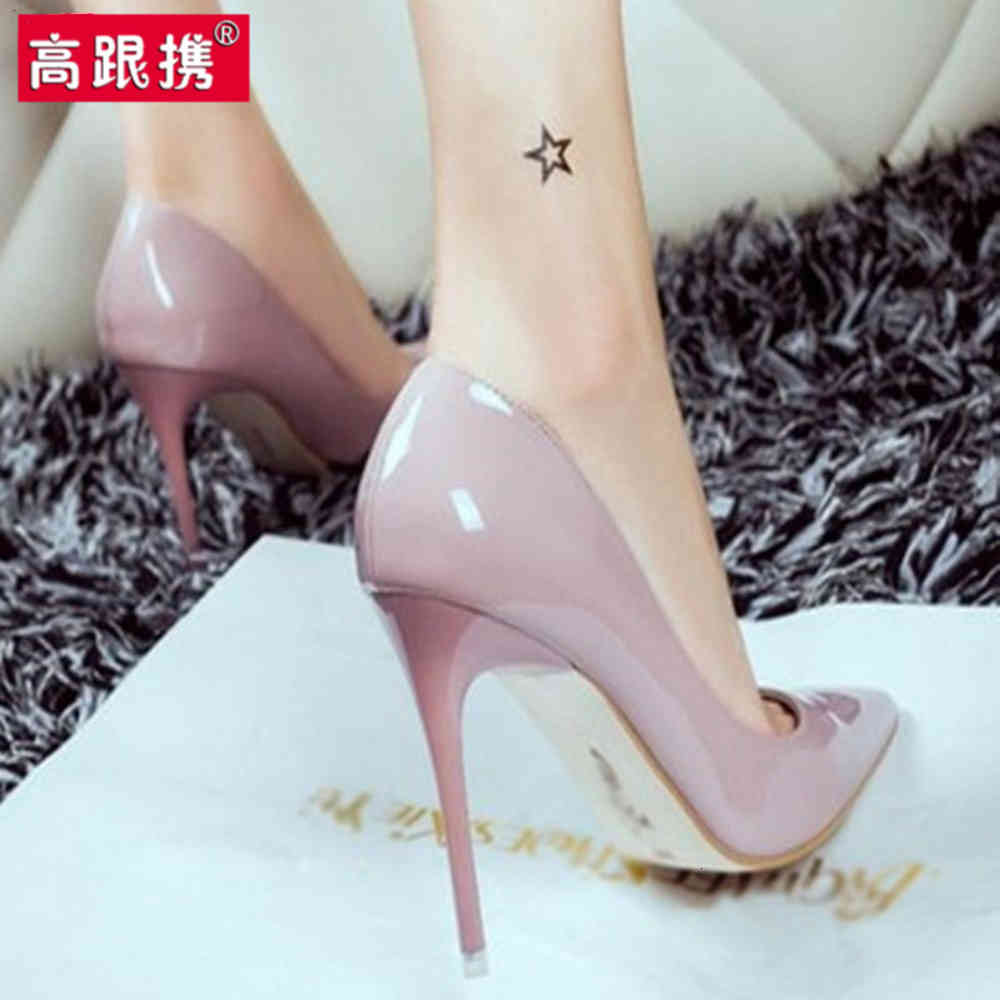 Sandals autumn stiletto heels sexy fashion super high heel large size women's singles pointed toe shallow mouth wedding shoes TK6G, 4 10 cm heel
Sandals autumn stiletto heels sexy fashion super high heel large size women's singles pointed toe shallow mouth wedding shoes TK6G, 4 10 cm heel