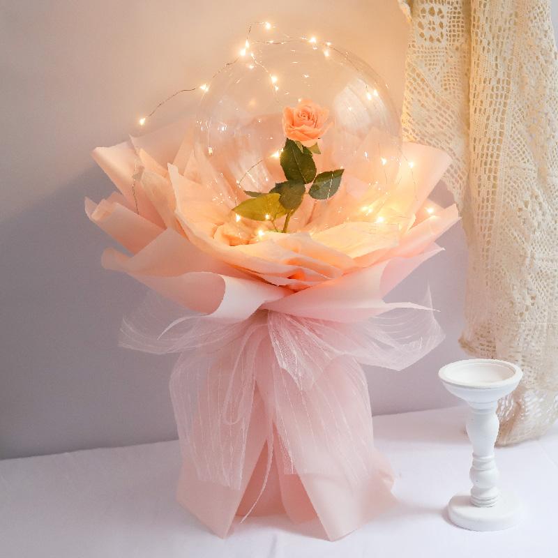 Party Decoration 30inch Large Wide Neck BOBO Balloon Transparent Bubble Gift Ballon Birthday Decor Wedding Engagement Creative Bag