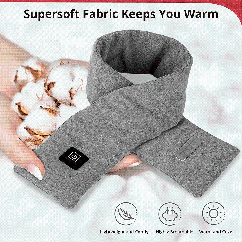 Scarves Winter Upgraded Heating Scarf Keep Warm While Riding USB Heated Smart Solid Massage Outdoor Equipment
Scarves Winter Upgraded Heating Scarf Keep Warm While Riding USB Heated Smart Solid Massage Outdoor Equipment