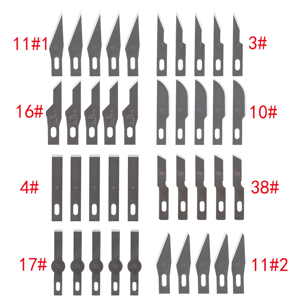 200 pcs Bade Carve Knife Scupture Engrave Extra Backup Graver Cutter Scorper Craft Razor Sharp woodcarve Wood Cut Scupte Too
200 pcs Bade Carve Knife Scupture Engrave Extra Backup Graver Cutter Scorper Craft Razor Sharp woodcarve Wood Cut Scupte Too
