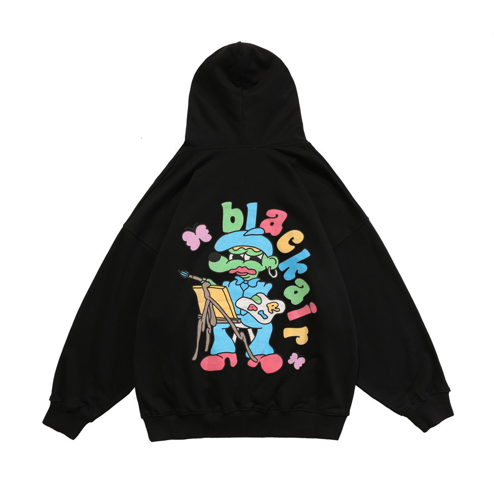 Sweatshirts Cartoon printed Hooded Sweater mens American fashion brand loose long sleeve top and Harajuku Hoodie, White
Sweatshirts Cartoon printed Hooded Sweater mens American fashion brand loose long sleeve top and Harajuku Hoodie, White