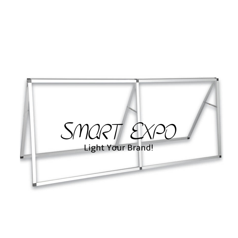 Outdoor Monsoon A Frame Banner Advertising Display (100*250cm) with Double Vinyl Printing Portable Carry Bag