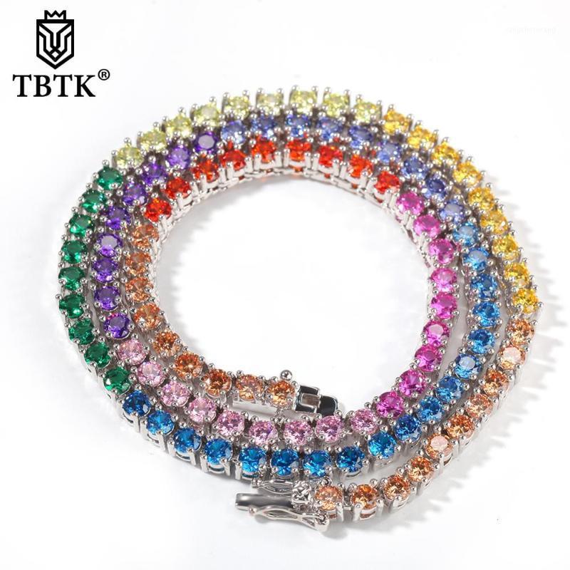 Colorful 4mm CZ Tennis Chain Necklaces Luxury Fashion Hiphop Round Stone Charms Jewelry Friend Gift Chains
Colorful 4mm CZ Tennis Chain Necklaces Luxury Fashion Hiphop Round Stone Charms Jewelry Friend Gift Chains