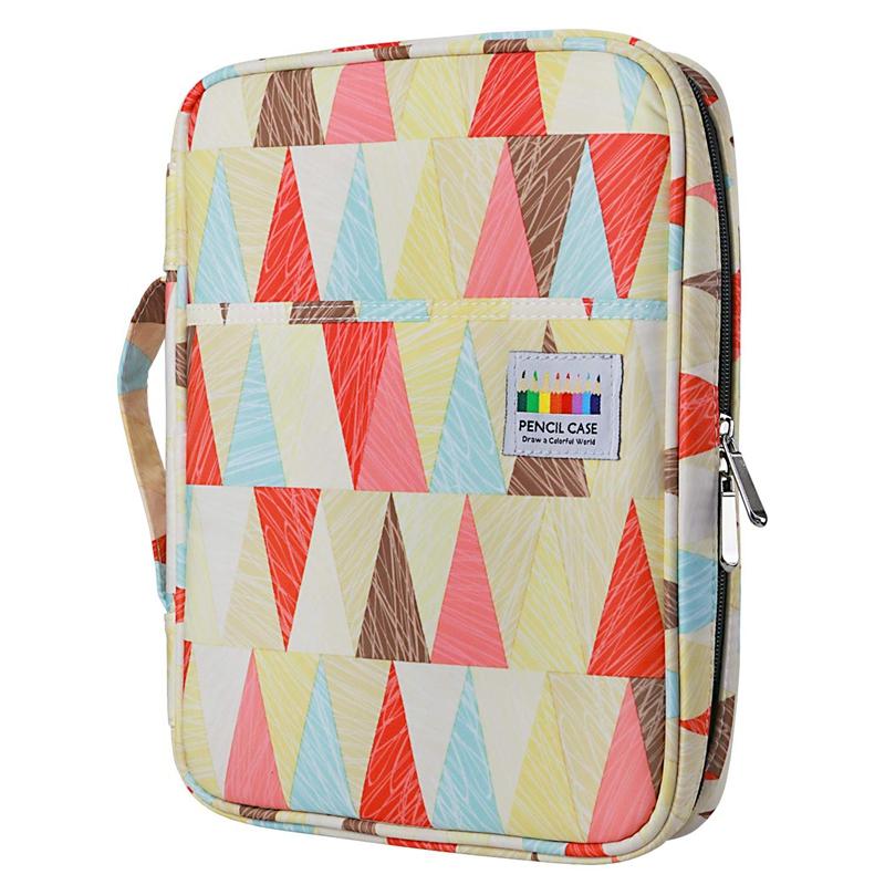 Pencil Bags 166 Slots Colored Case Oxford Fabric Pen With Compartments Holder For Watercolor Pencils
Pencil Bags 166 Slots Colored Case Oxford Fabric Pen With Compartments Holder For Watercolor Pencils