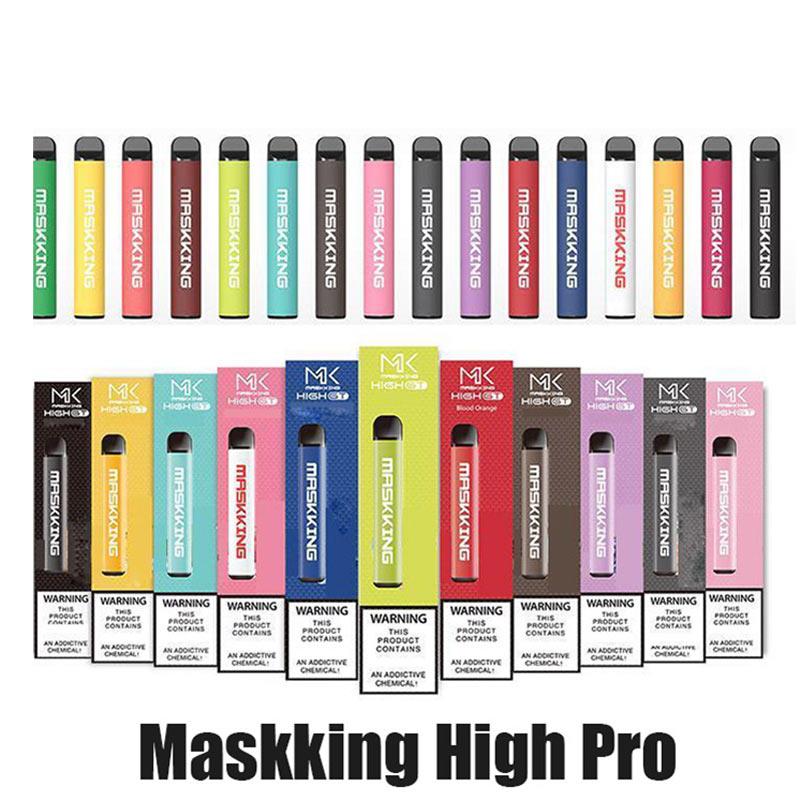 Hot Maskking High Pro Disposable Device Russia Version 1000 puffs 600mAh 3.5ml Pre-filled Cartridges E Cigarette
Hot Maskking High Pro Disposable Device Russia Version 1000 puffs 600mAh 3.5ml Pre-filled Cartridges E Cigarette