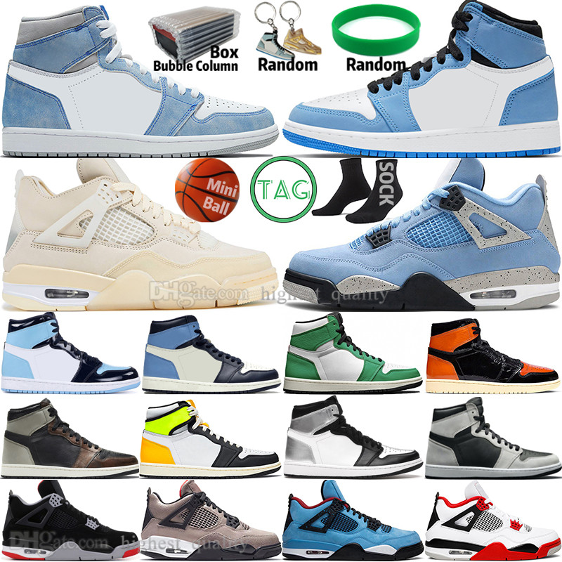With Box Hyper Royal University Blue 1 1s Mens Basketball Shoes 4 4s Sail Obsidian UNC Silver Toe Black Cat Bred Taupe Haze Volt Gold Men Sports Women Sneakers Trainers, #41
With Box Hyper Royal University Blue 1 1s Mens Basketball Shoes 4 4s Sail Obsidian UNC Silver Toe Black Cat Bred Taupe Haze Volt Gold Men Sports Women Sneakers Trainers, #41