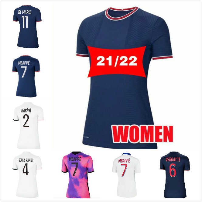 WOMEN Paris SERGIO RAMOS Soccer Jerseys 2021 2022 Home Away VERRATTI CAVANI MBAPPE 20 21 football Shirt DI MARIA uniforms, 21/22
WOMEN Paris SERGIO RAMOS Soccer Jerseys 2021 2022 Home Away VERRATTI CAVANI MBAPPE 20 21 football Shirt DI MARIA uniforms, 21/22