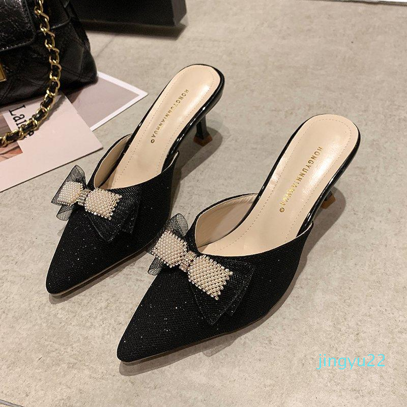 Dress Shoes 2021 Luxury Sequined Bow Pointed Toe Mules Women Slippers Crystal Butterfly-knot Flip Flops Sequines Slip On Slides, Black
Dress Shoes 2021 Luxury Sequined Bow Pointed Toe Mules Women Slippers Crystal Butterfly-knot Flip Flops Sequines Slip On Slides, Black